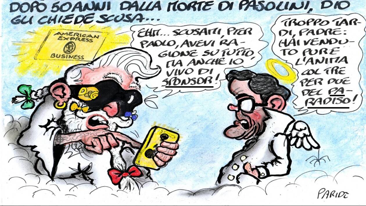 Pasolini, da qualche parte nel cielo del disincanto, cammina ancora