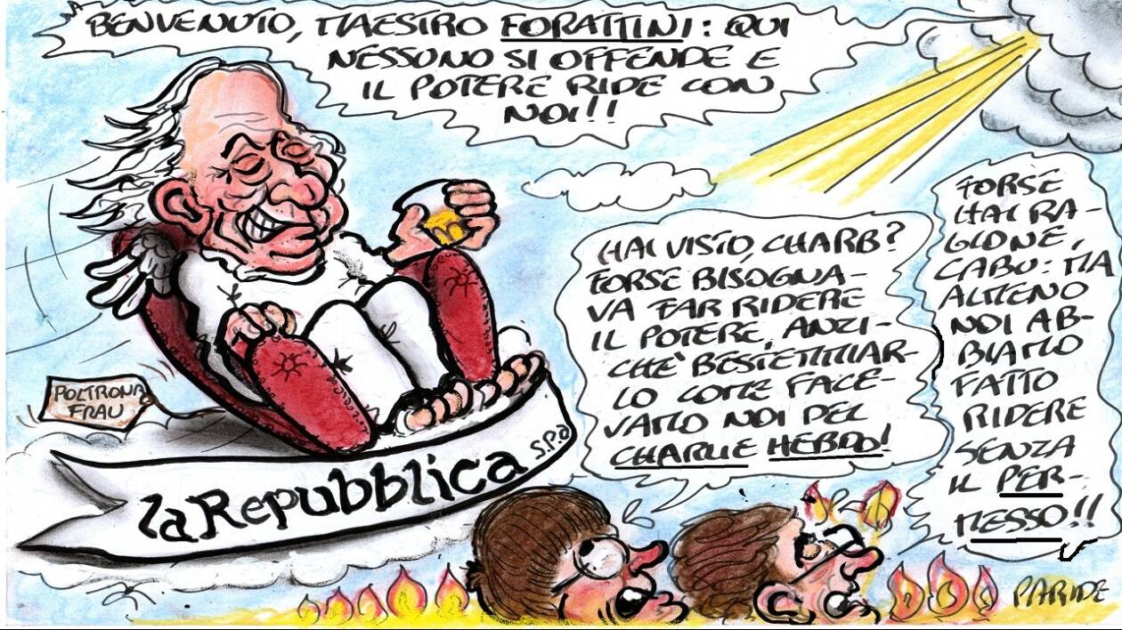 In Paradiso i vignettisti buoni, all'inferno i vignettisti liberi