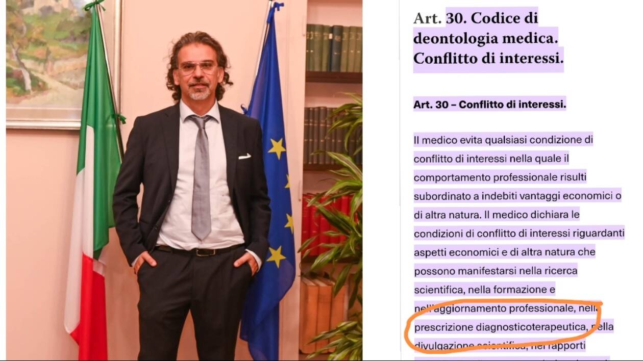 Gli incentivi economici ai medici per prescrivere meno rispettano la deontologia? 'No comment' del presidente dell'Ordine