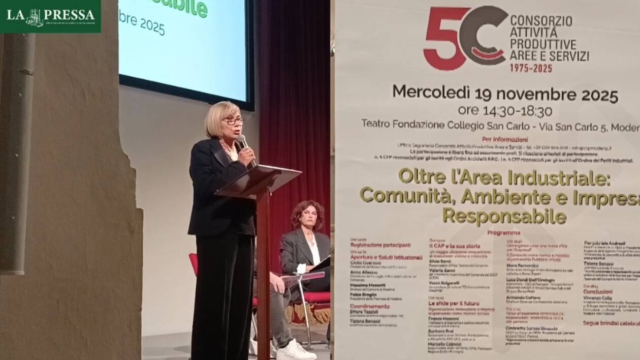CAP Modena, la Presidente traccia la rotta: 'Più innovazione, attrattività e un rapporto nuovo con i territori'