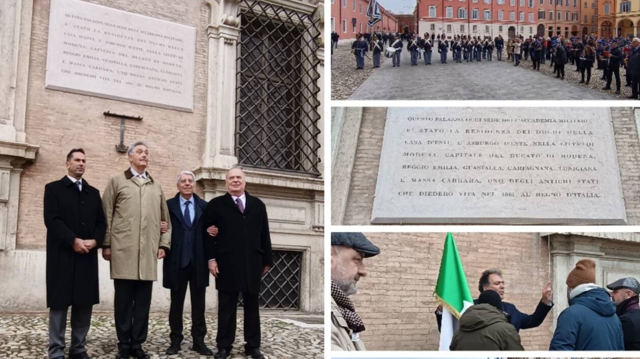 La targa dedicata agli Asburgo-Este svelata tra le polemiche