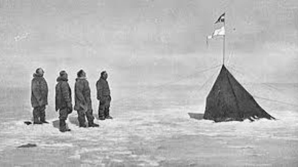 Roald Amundsen raggiunge il Polo Sud: 14 dicembre 1911