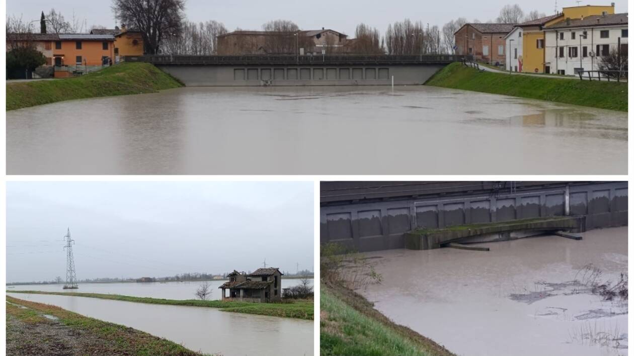 Naviglio: a Bomporto porte vinciane chiuse, cresce la pressione verso Modena