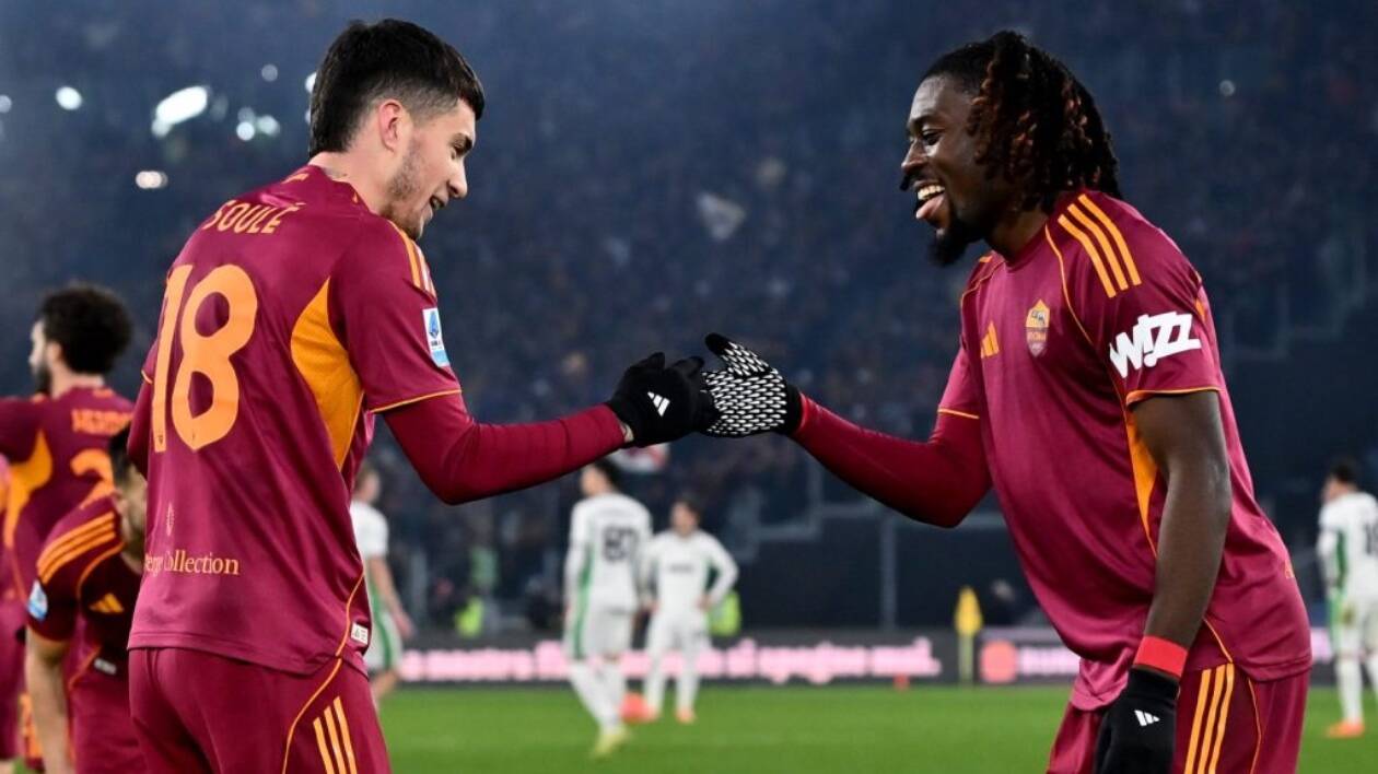 Il Sassuolo resiste un tempo e mezzo poi si inchina alla Roma