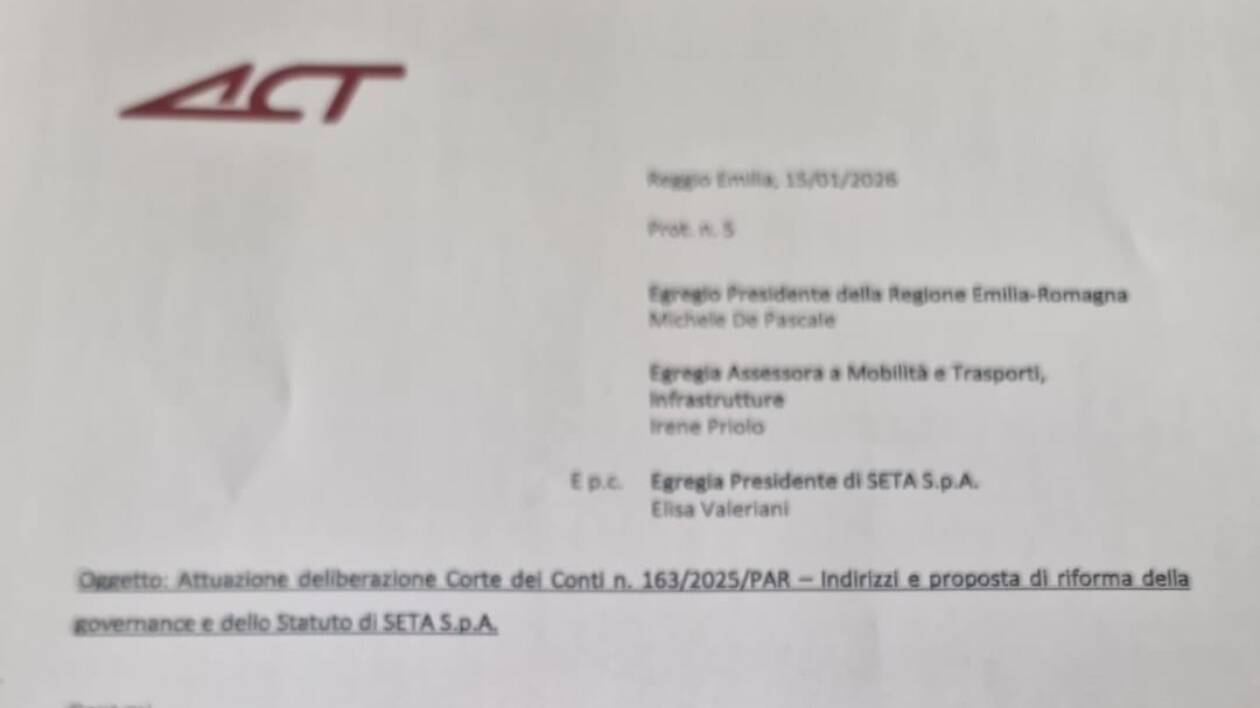 Seta, i Comuni di Reggio con la Corte dei Conti: ‘Riprendere controllo pubblico’