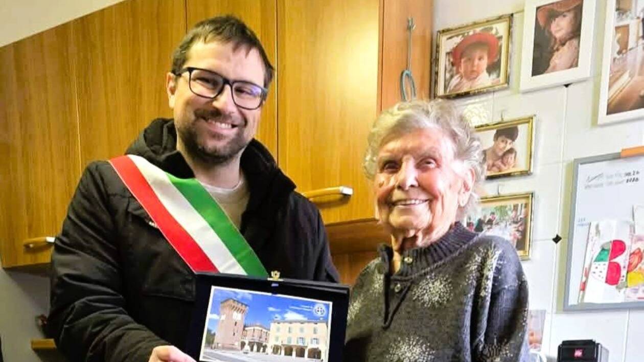 Castelnuovo, cento candeline per Maria