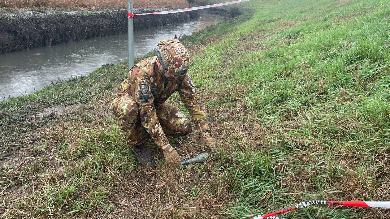 Bastiglia, ordigno bellico nel Naviglio: fatto brillare