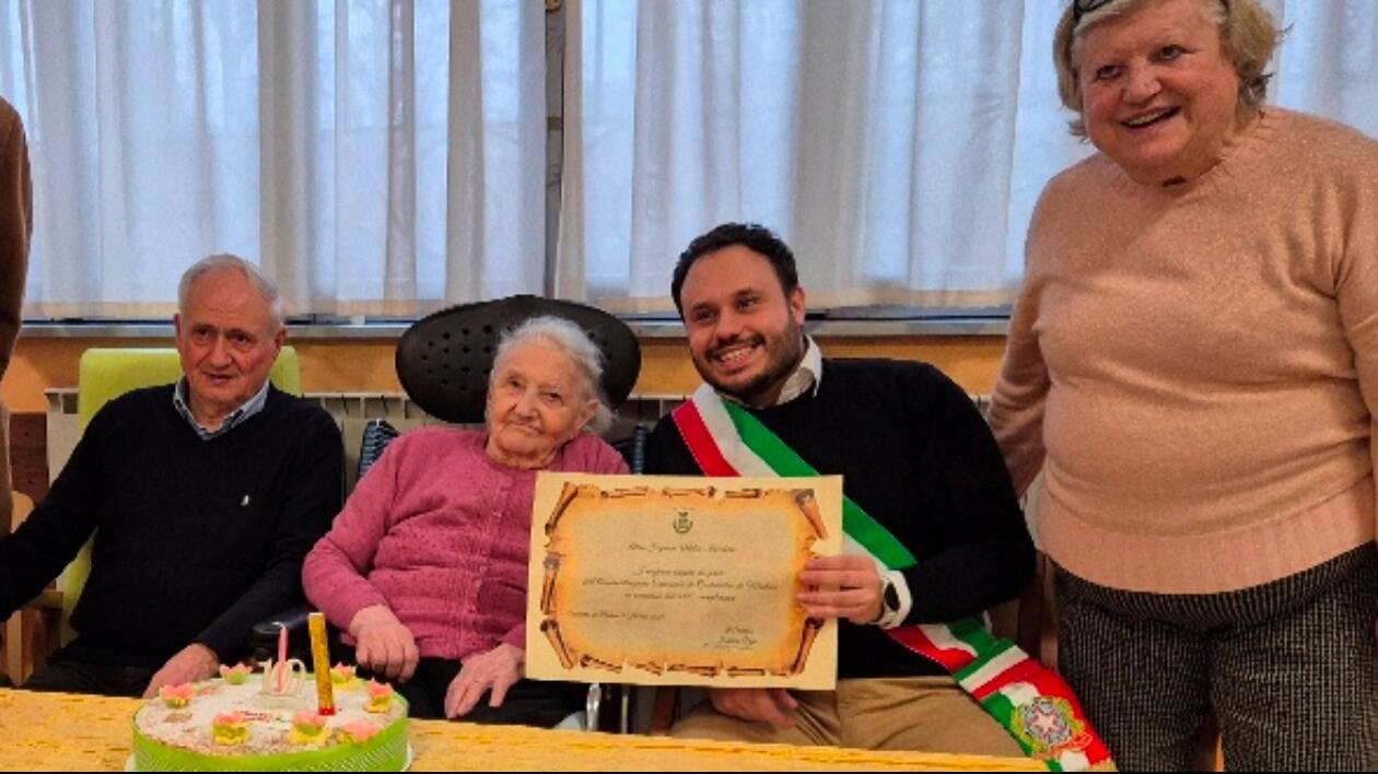 Castelvetro, Odilia Iaccheri compie 100 anni