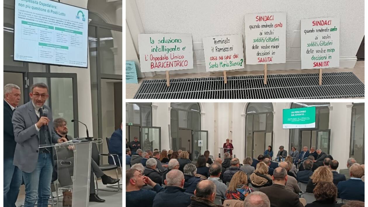Carpi - Mirandola, Altini ai cittadini: 'Avrete due ospedali dello stesso livello, ma non ragioniamo più in posti letto'