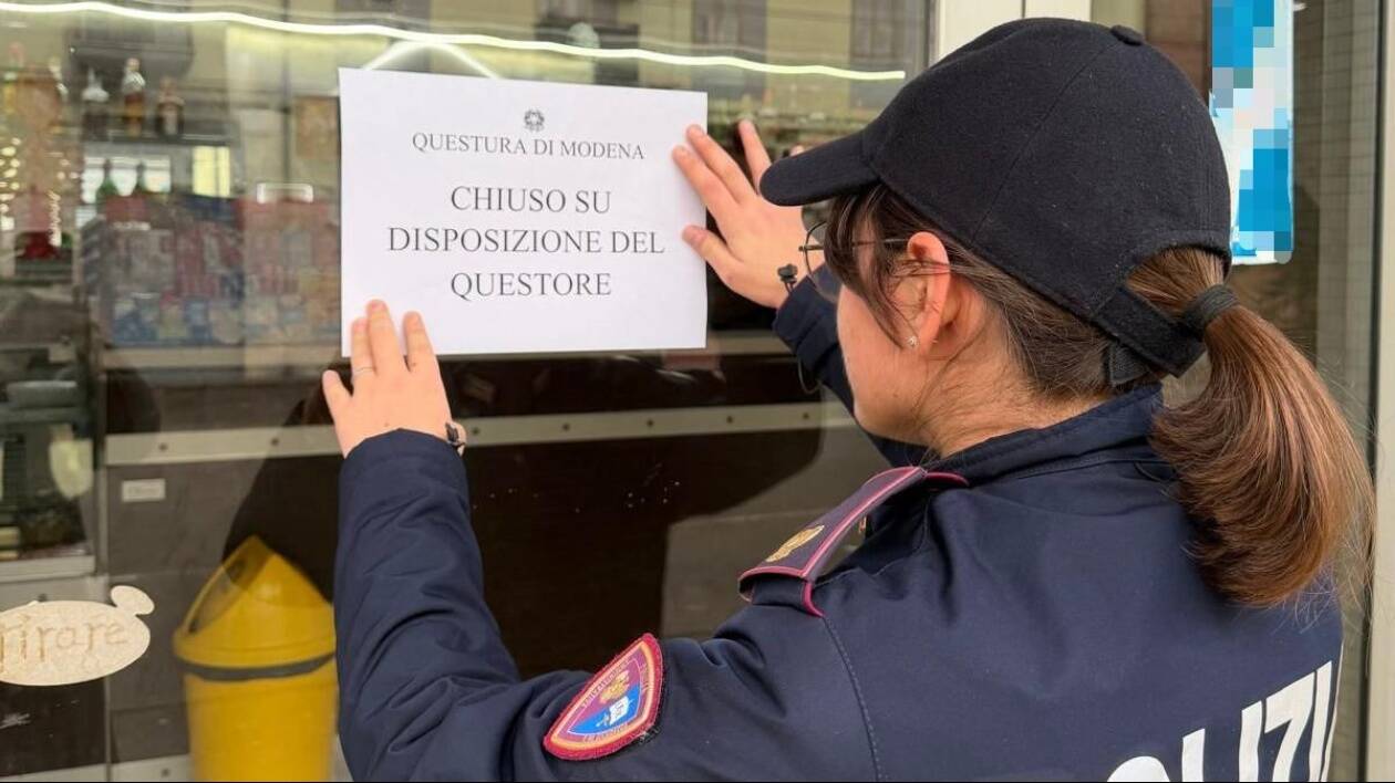Modena, spaccio: chiuso per 10 giorni un bar alla Crocetta