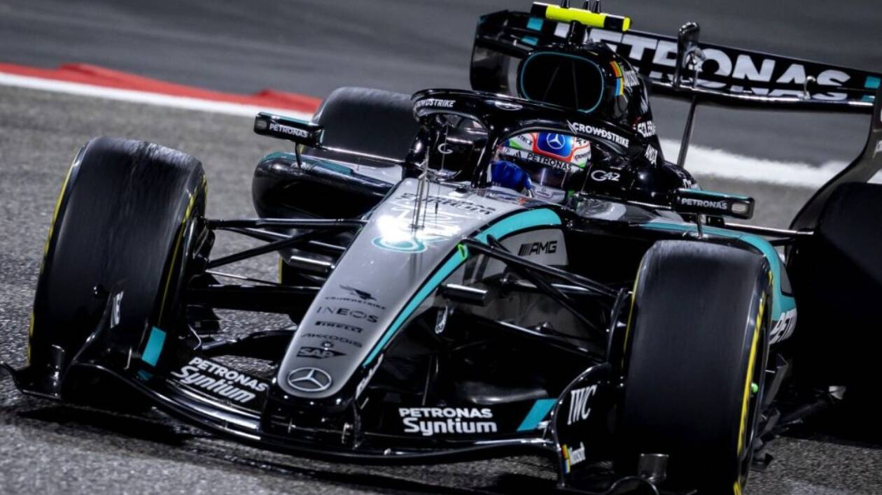 F1, test Bahrain: miglior tempo assoluto per Antonelli, terzo Hamilton
