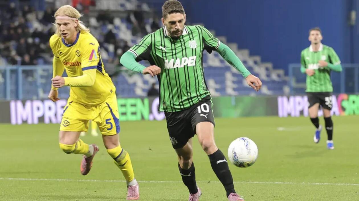 Il Sassuolo cala il tris contro il Verona: Berardi da sogno