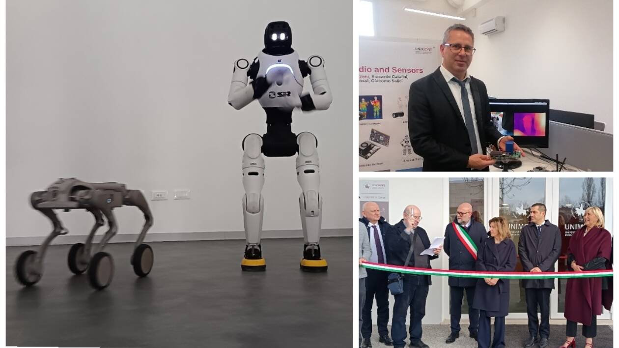 Benedizione e taglio del nastro: ecco il nuovo centro IA Unimore