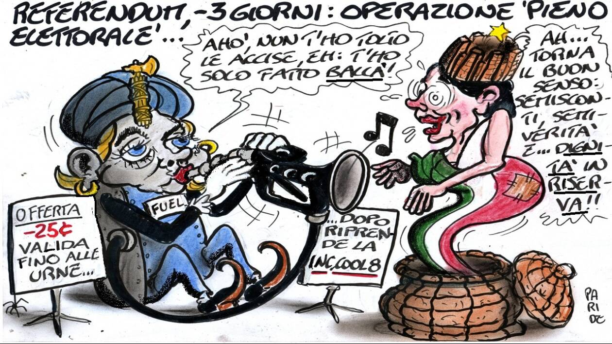 La Meloni tenta il pieno elettorale...