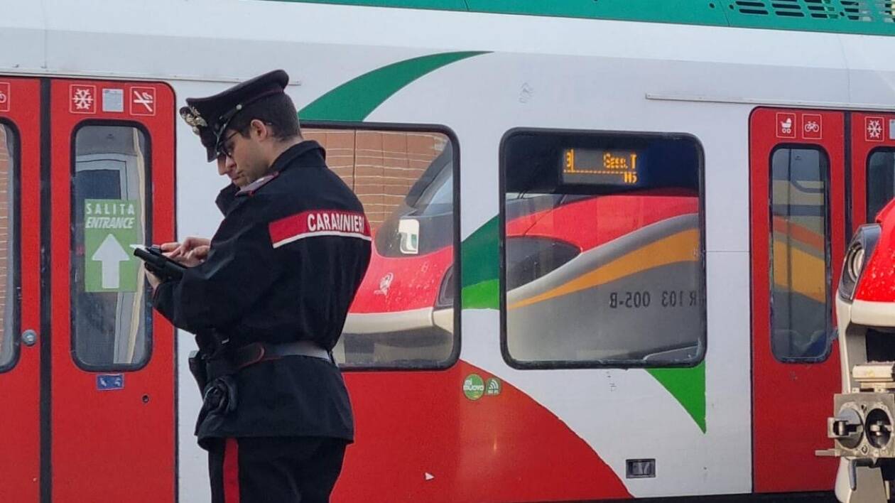 Castelfranco Emilia: 25enne nordafricano senza biglietto dà in escandescenze