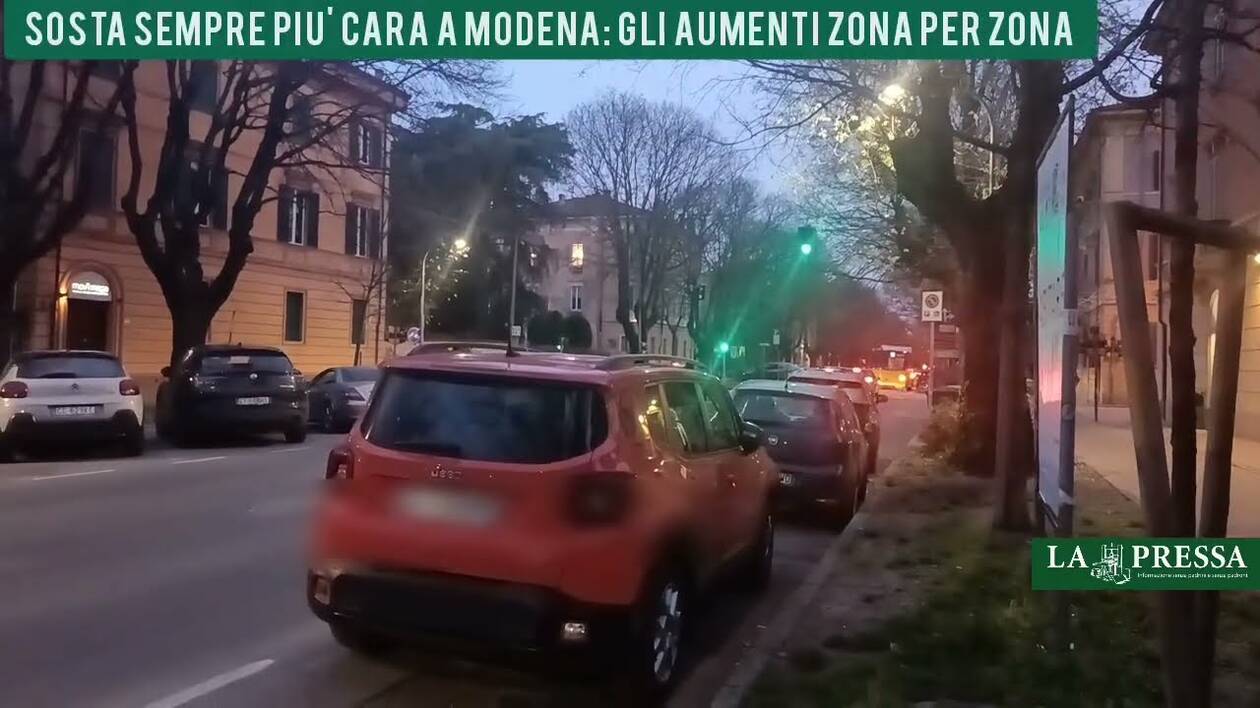 Modena, strisce blu: ancora aumenti a favore di Modena Parcheggi