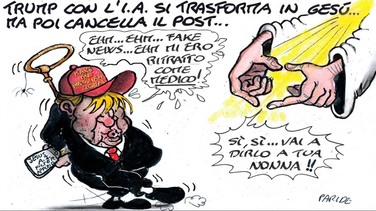 La patetica blasfemia di Trump