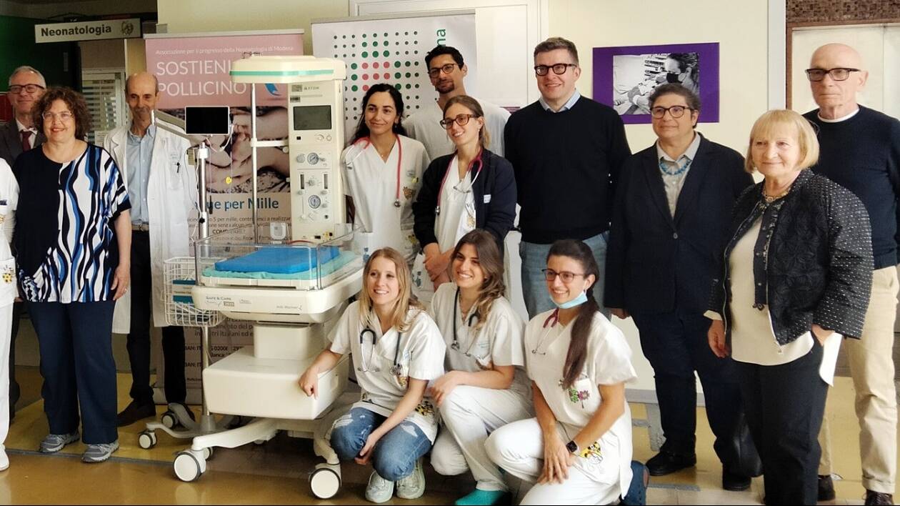 Modena, nuova strumentazione in Neonatologia grazie al Panathlon di Maria Carafoli