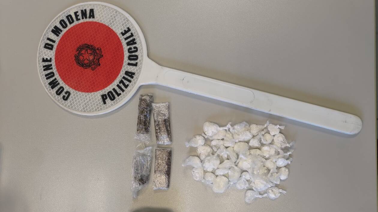 Modena, sequestrata droga nell’area verde del Polo Leonardo