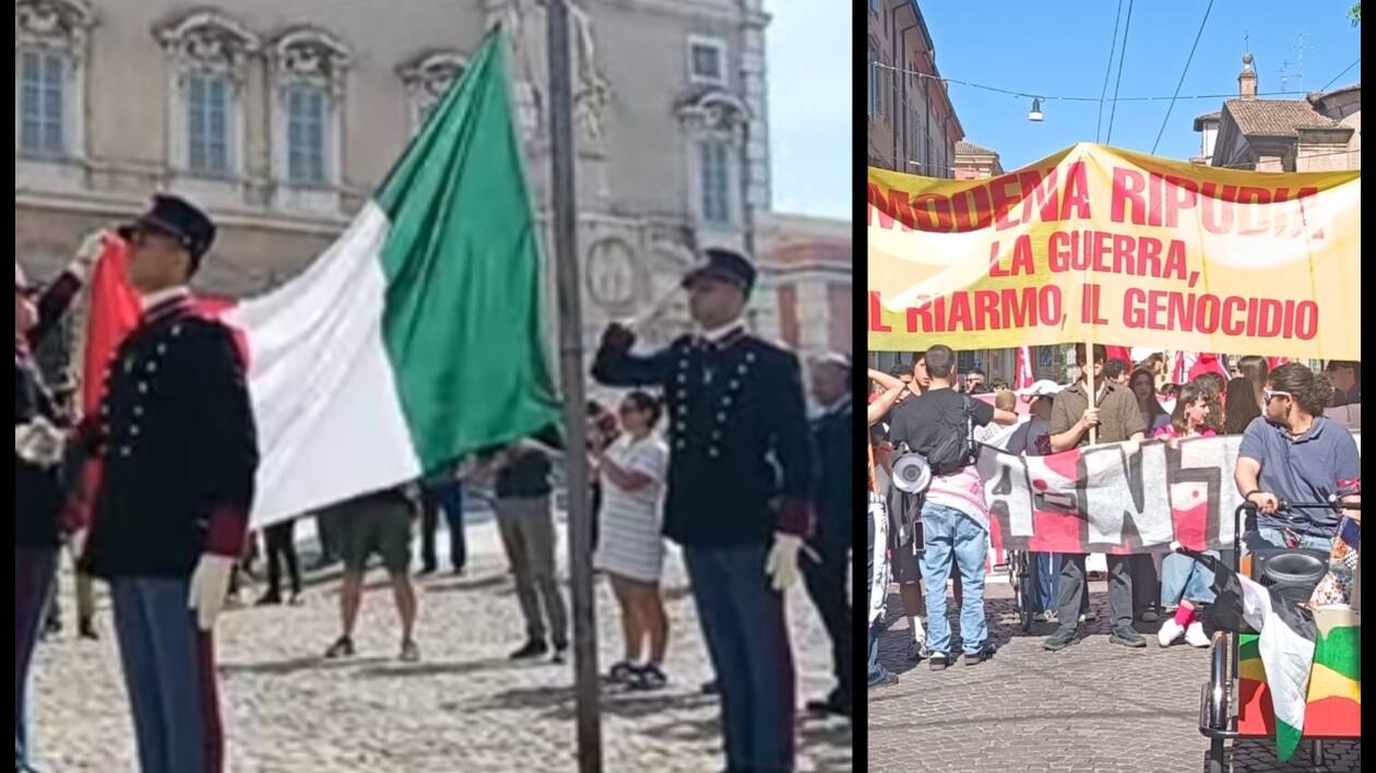 2 giugno come il 25 aprile: a Modena due piazze divise