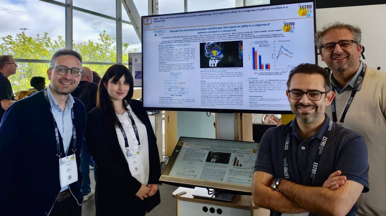 Radioterapia di Modena ai vertici della ricerca oncologica europea