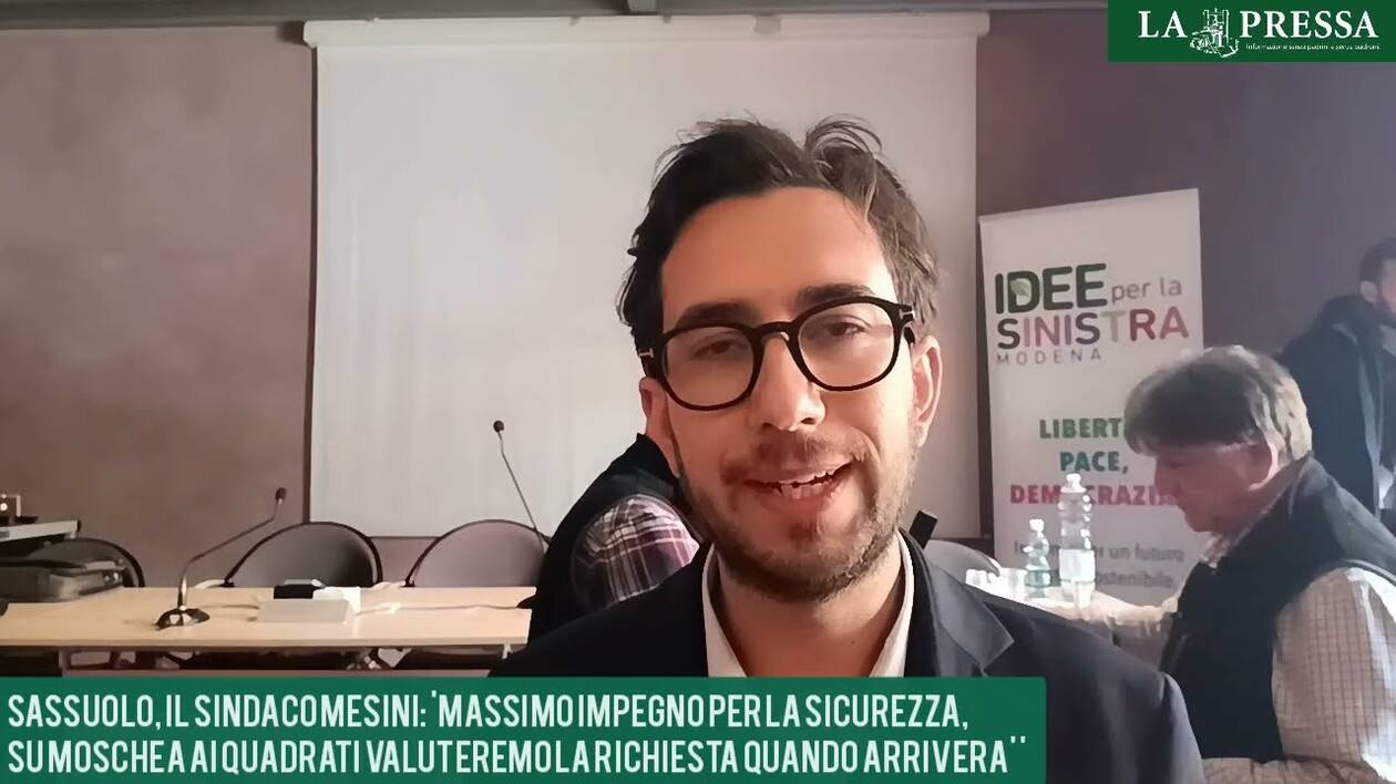 Più telecamere e controllo di vicinato: il sindaco di Sassuolo rilancia sulla sicurezza, in attesa della richiesta sulla nuova moschea