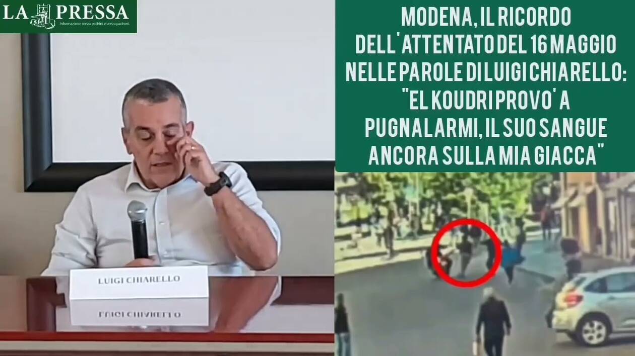 Strage di Modena, le parole di Luigi Chiarello: 'La mia giacca macchiata dal sangue di El Koudri'