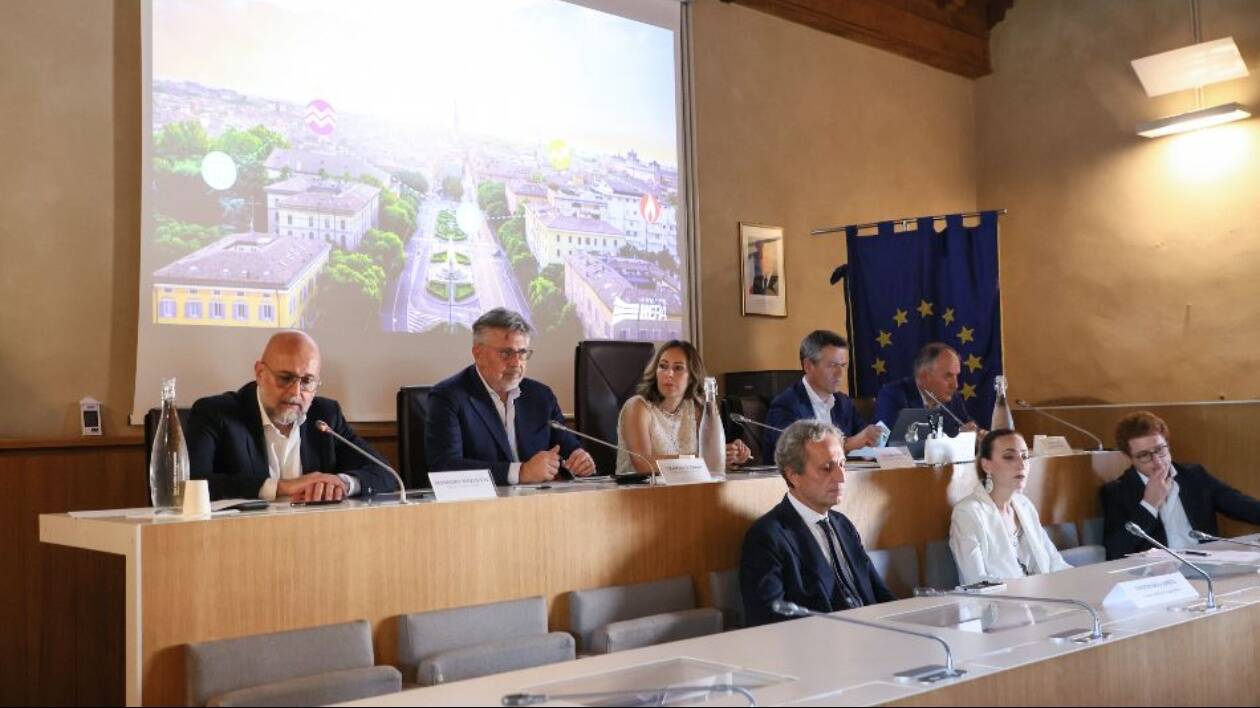 I vertici di Hera a Formigine: 600 milioni di investimenti in provincia di Modena