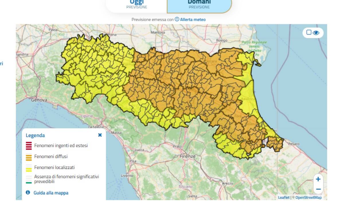 Il caldo molla (di poco) la presa: domani è allerta arancione a Modena