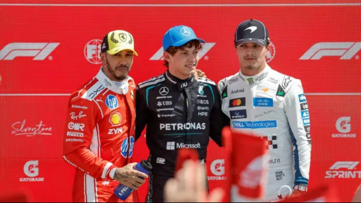 Antonelli domina il sabato a Silverstone: vince la Sprint davanti a Hamilton e conquista la pole su Leclerc