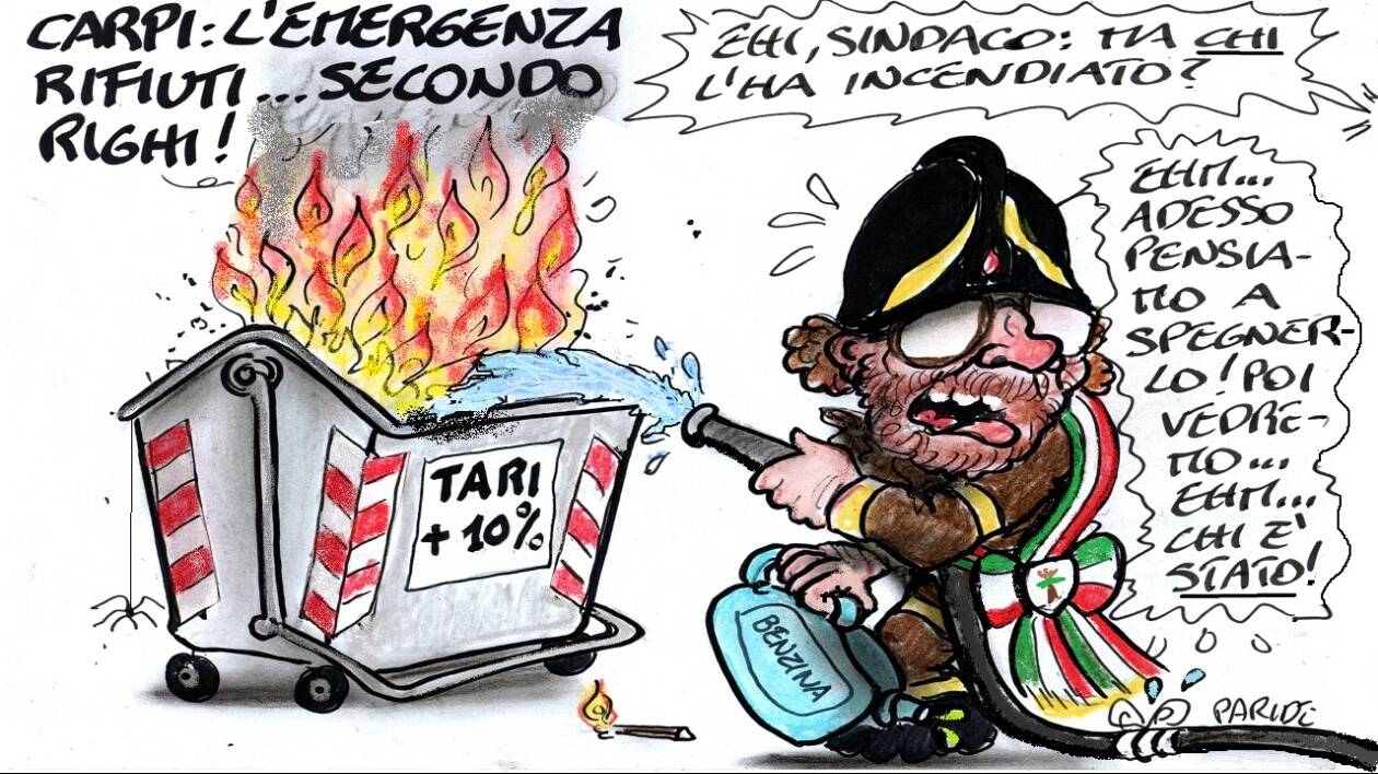 Stangata rifiuti a Carpi, la memoria selettiva del pompiere-incendiario Righi