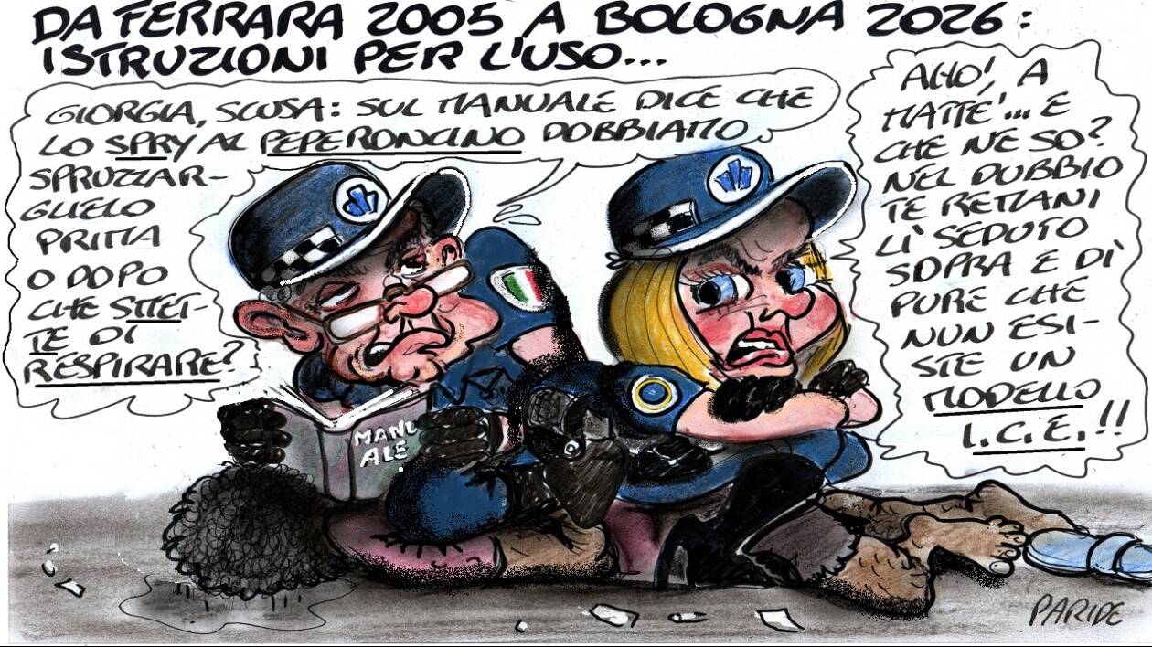 La sicurezza riempita di manganelli