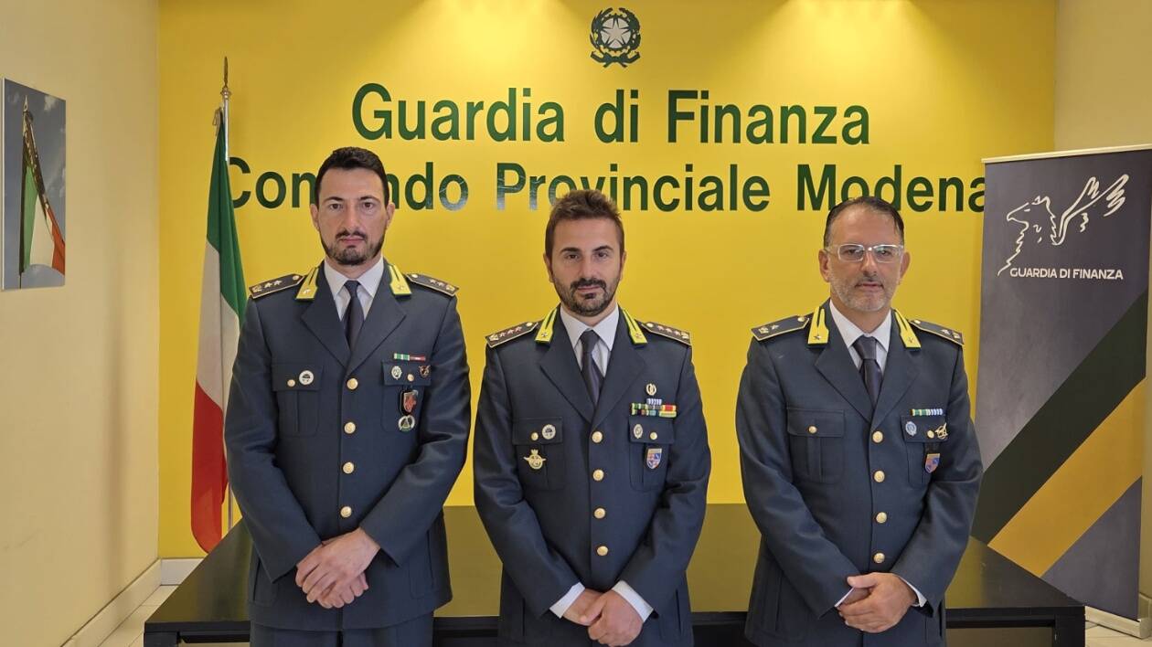Guardia di Finanza di Modena, il tenente colonnello Ivan Cesare subentra al maggiore Meschini