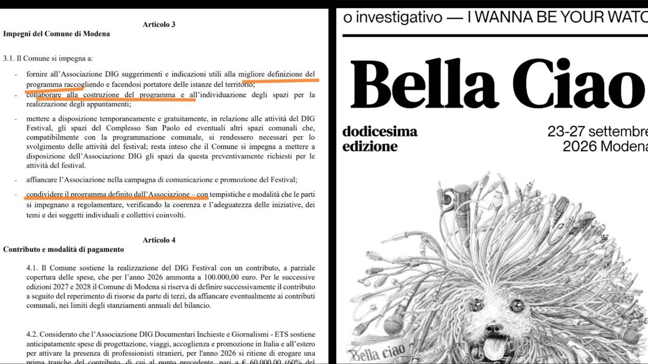 Dig Bella Ciao: il 'Cane da guardia' ora risponde al Comune