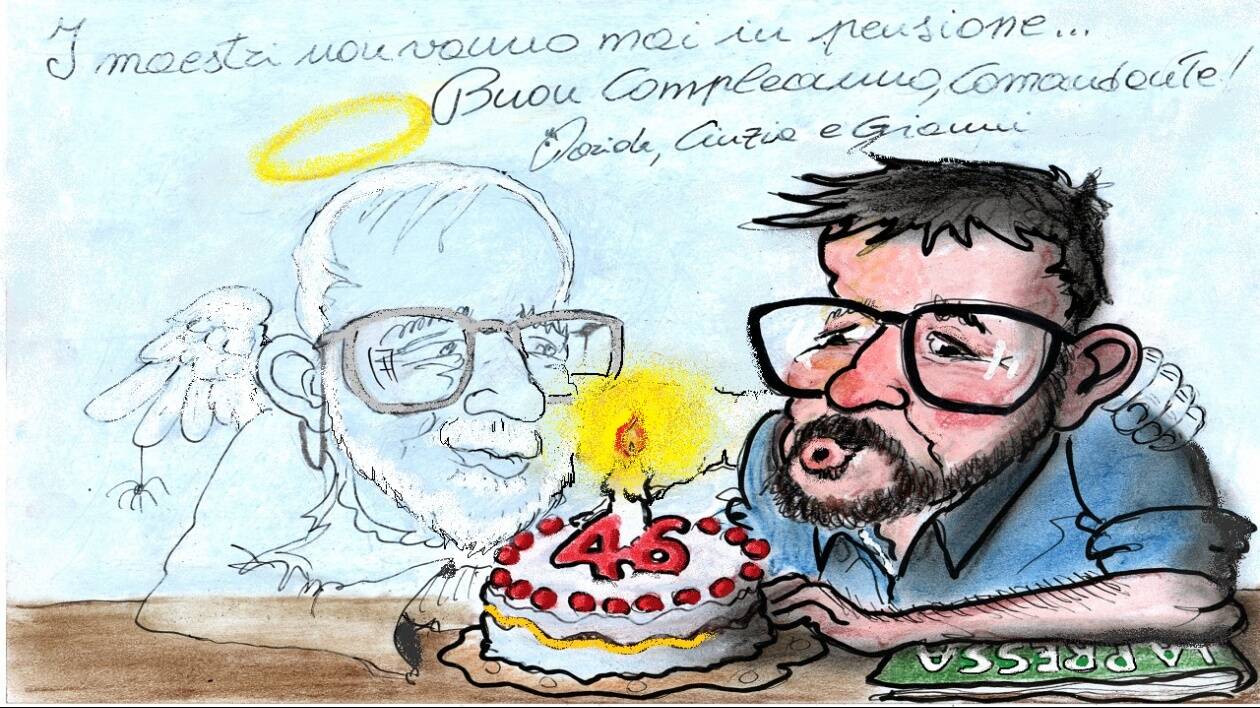 Oggi ci concediamo un po’ di autoreferenzialità: buon compleanno al nostro direttore!