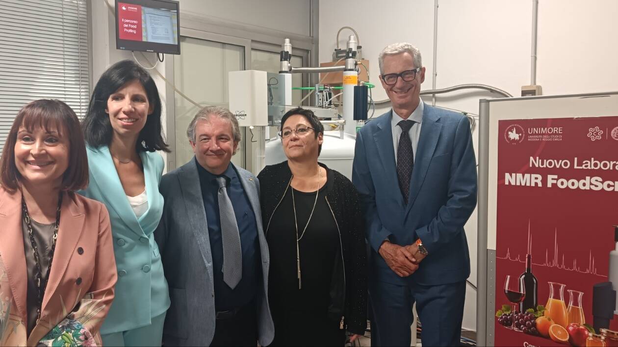 A Unimore la risonanza magnetica per alimenti di qualità
