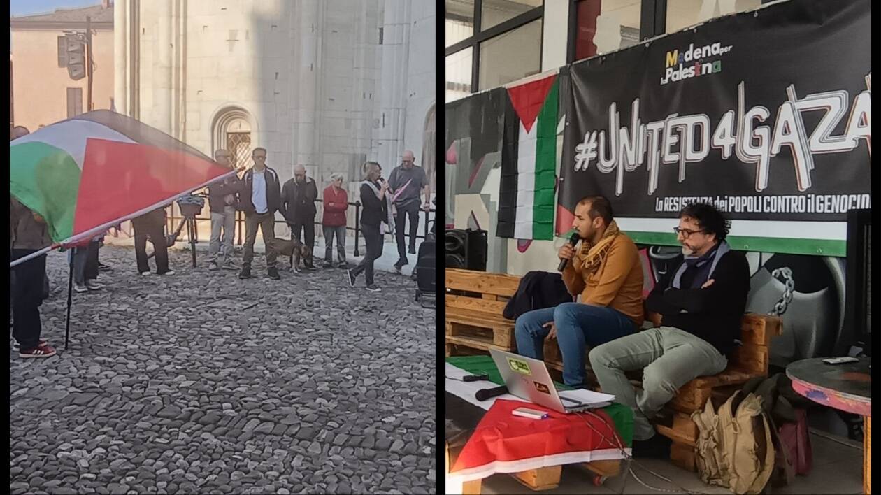 7 ottobre, bandiere palestinesi in piazza Grande per lanciare United For Gaza