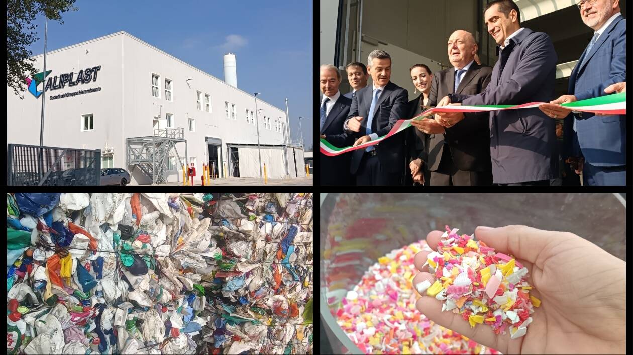 Il top nel riciclo delle plastiche rigide, il Ministro Frattin inaugura Aliplast