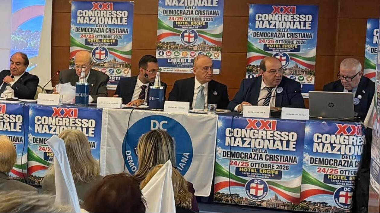 Gianpiero Samorì eletto per acclamazione e all’unanimità segretario nazionale della Democrazia Cristiana