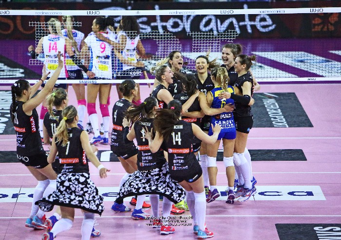 Volley Femminile Finale scudetto, Modena si aggiudica Gara 1