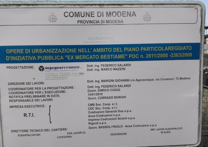Modena che (non) cambia: con la diagonale Muzzarelli riapre il percorso interrotto per 18 anni da Barbolini e Pighi