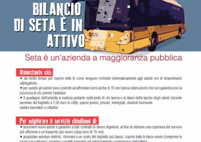 Trasporto pubblico: Sinistra italiana presidia le pensiline