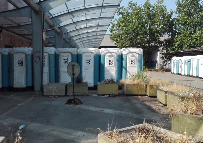 Vasco Modena Park, un parcheggio....per bagni