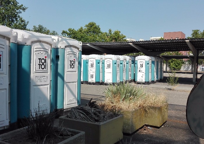 Vasco Modena Park, un parcheggio....per bagni