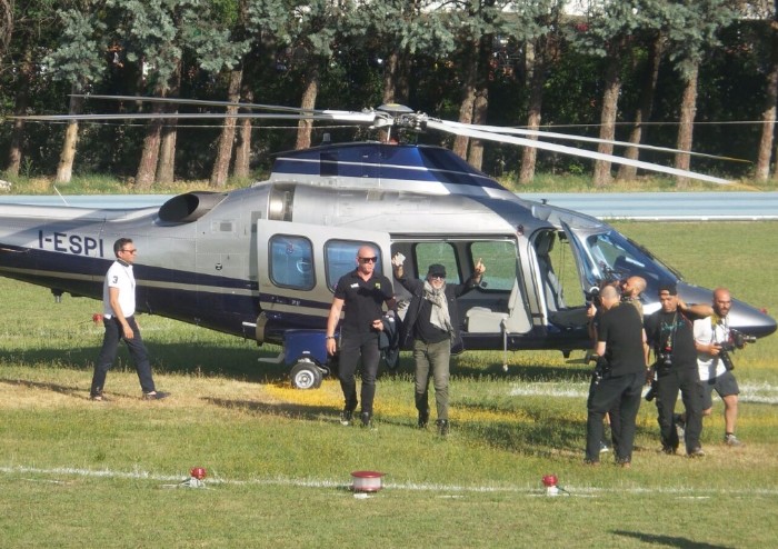 Concerto parco Ferrari, è atterrato Vasco