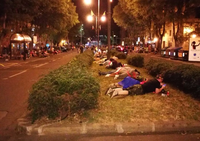 Post-concerto, la città stravolta