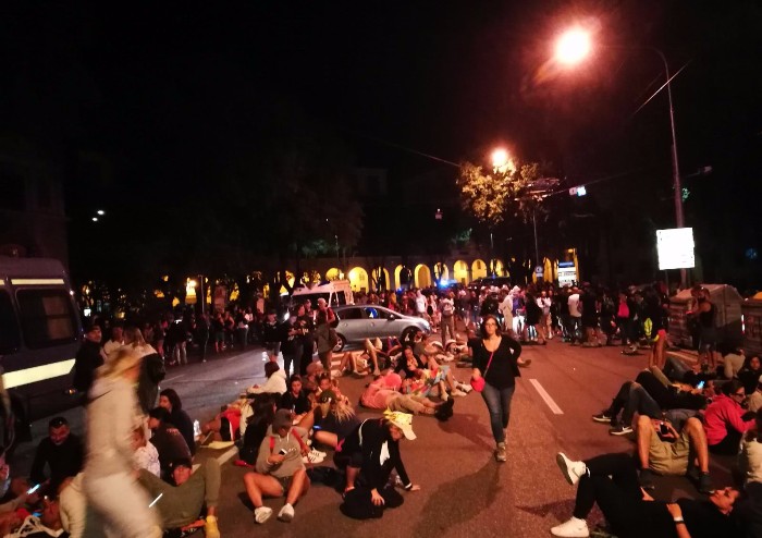 Post-concerto, la città stravolta