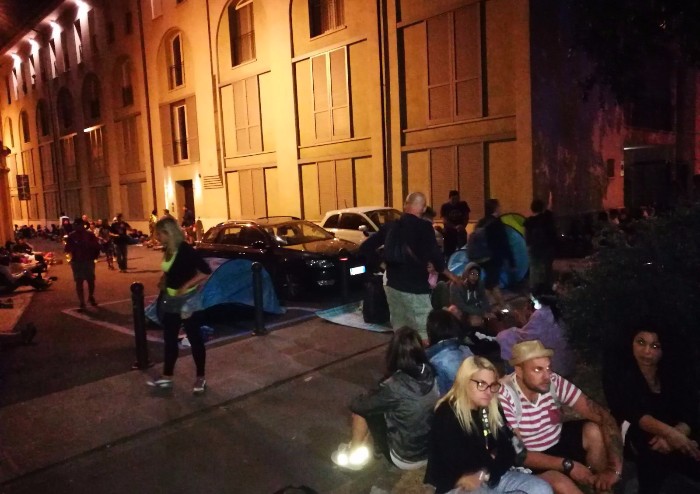 Post-concerto, la città stravolta