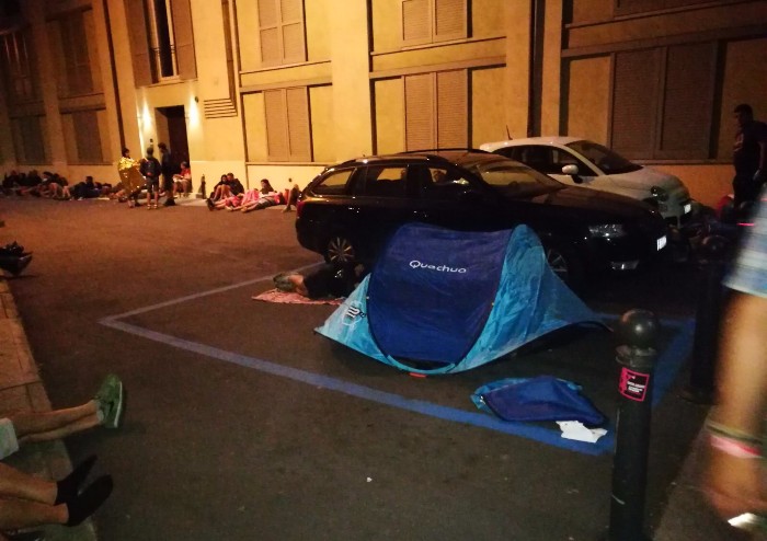 Post-concerto, la città stravolta