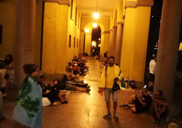 Post-concerto, la città stravolta